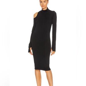 Helmut Lang Cut out jersey dress nwt